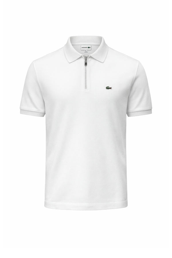 LACOSTE/ZIPPER POLO SHIRT